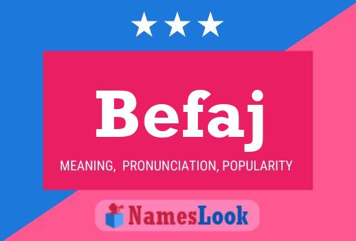 Befaj Name Poster