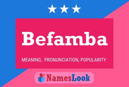 Befamba Name Poster