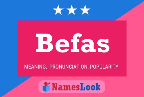 Befas Name Poster