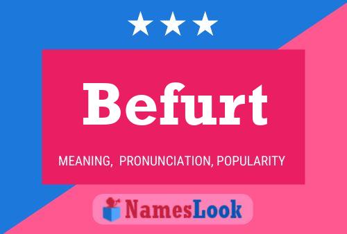 Befurt Name Poster