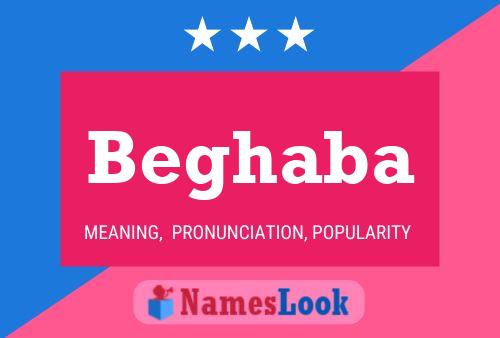 Beghaba Name Poster