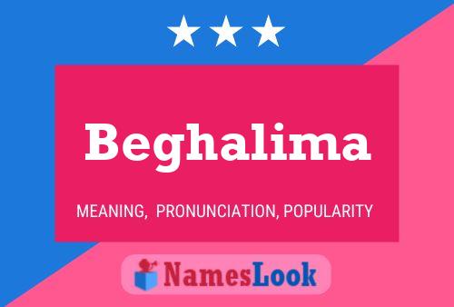 Beghalima Name Poster