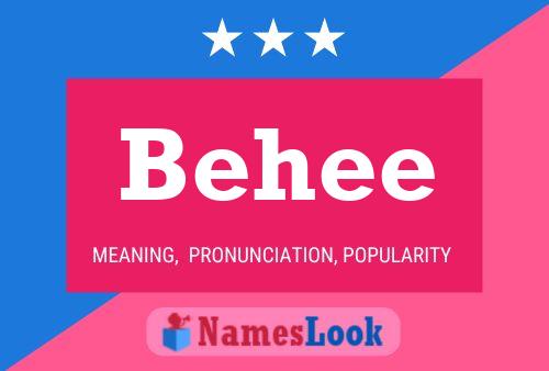 Behee Name Poster