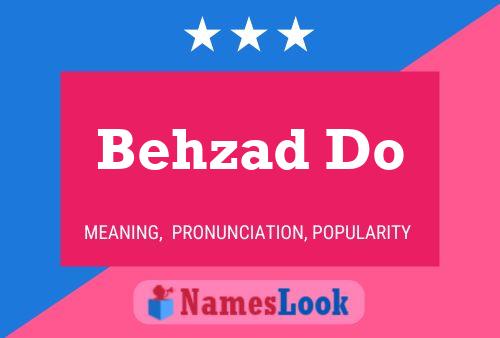 Behzad Do Name Poster