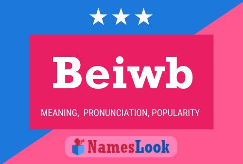 Beiwb Name Poster