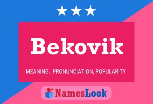 Bekovik Name Poster