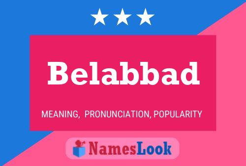 Belabbad Name Poster