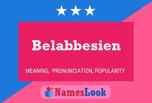 Belabbesien Name Poster