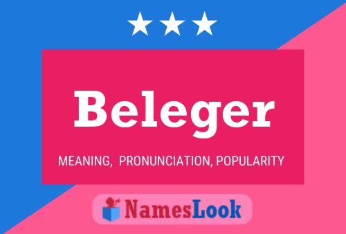 Beleger Name Poster