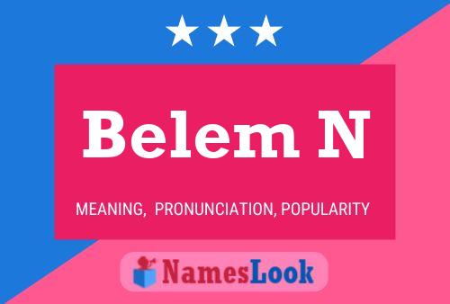 Belem N Name Poster