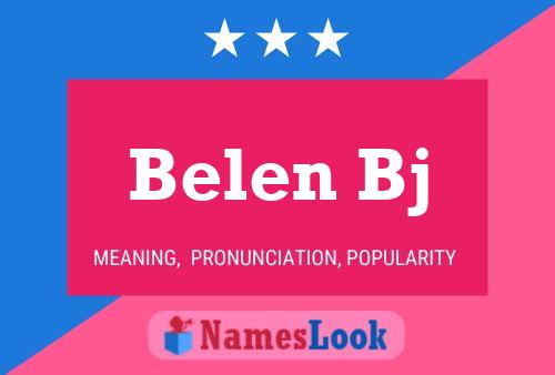 Belen Bj Name Poster