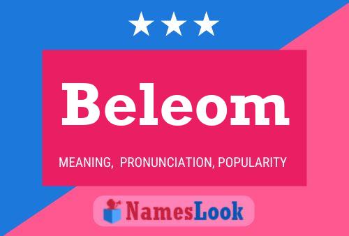 Beleom Name Poster