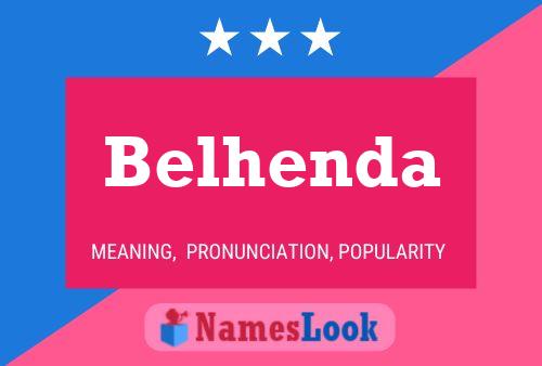 Belhenda Name Poster