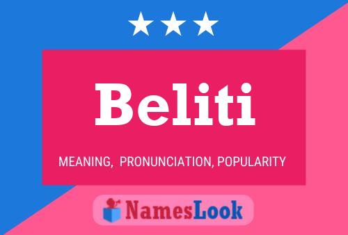 Beliti Name Poster