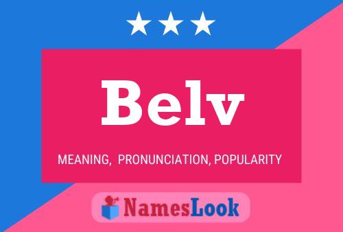 Belv Name Poster