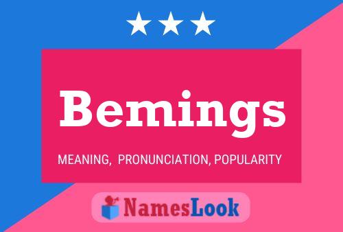 Bemings Name Poster