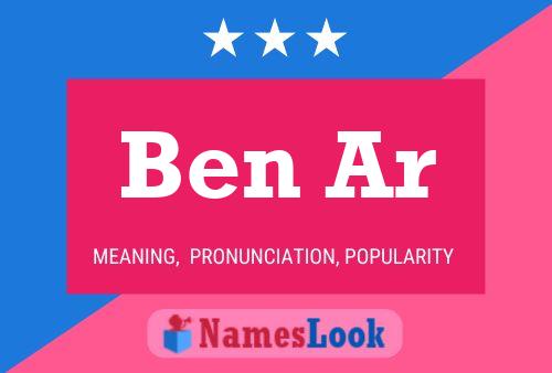 Ben Ar Name Poster