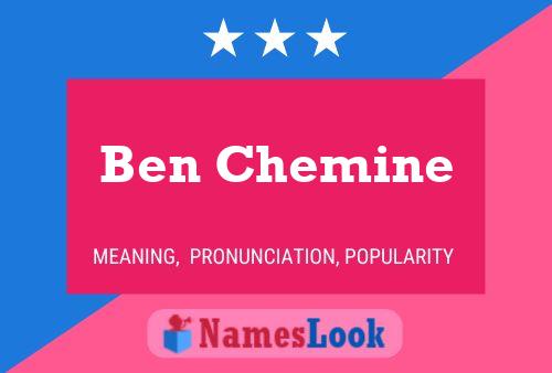 Ben Chemine Name Poster