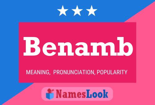 Benamb Name Poster