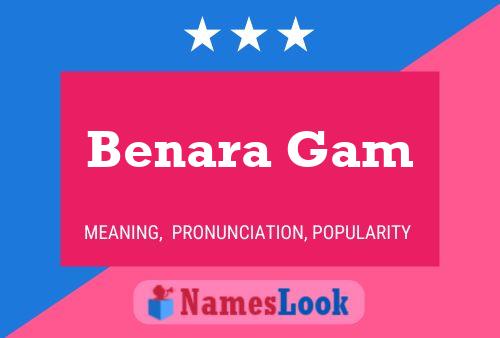 Benara Gam Name Poster