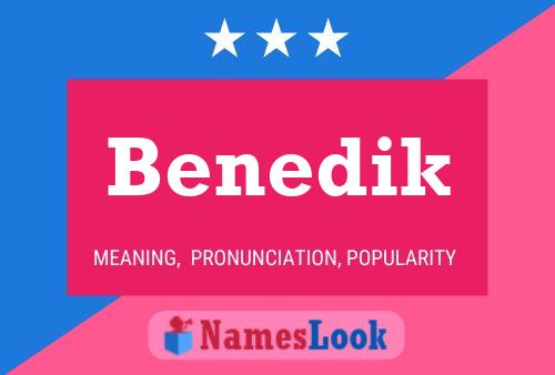 Benedik Name Poster