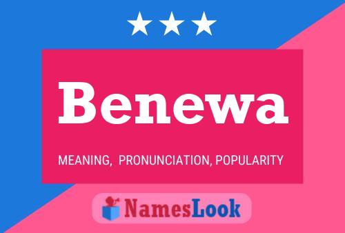 Benewa Name Poster