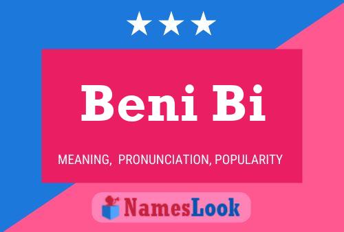 Beni Bi Name Poster