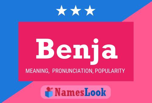 Benja Name Poster