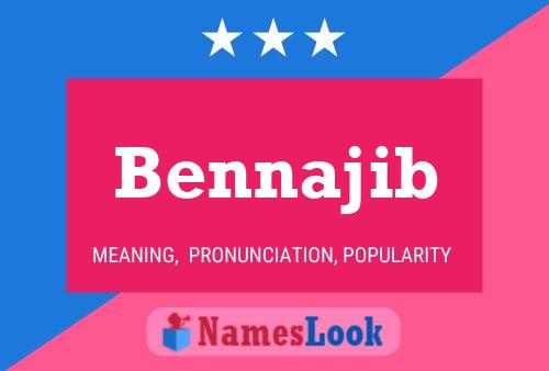 Bennajib Name Poster