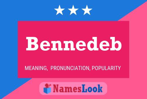 Bennedeb Name Poster