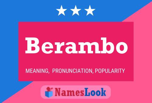 Berambo Name Poster