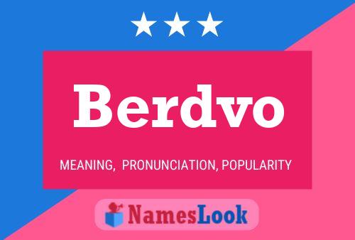 Berdvo Name Poster