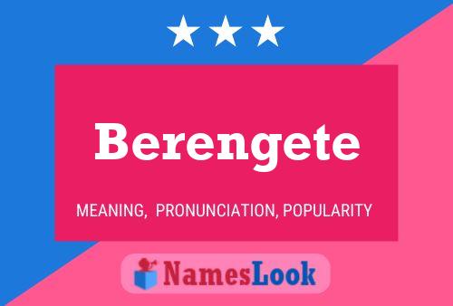 Berengete Name Poster