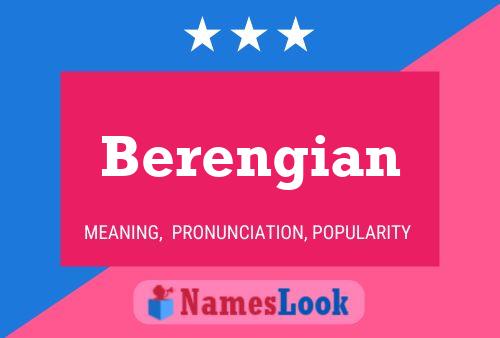 Berengian Name Poster