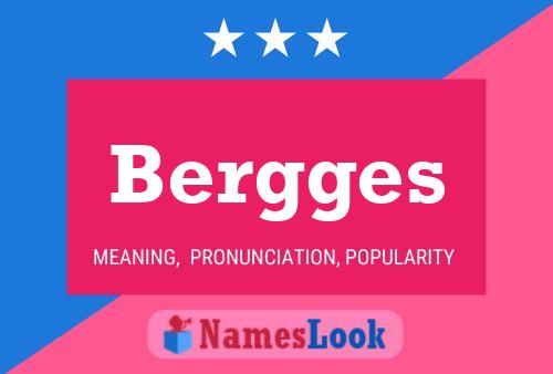 Bergges Name Poster