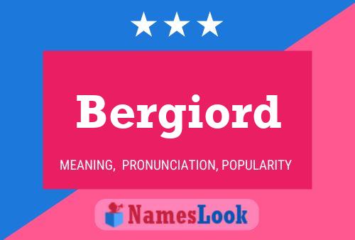 Bergiord Name Poster