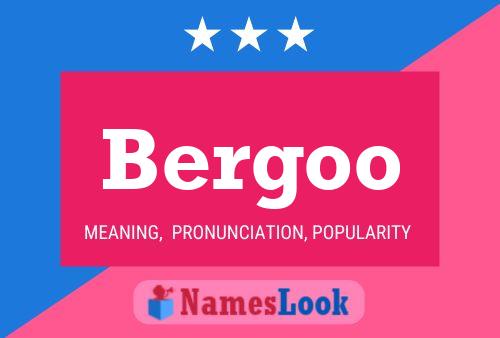 Bergoo Name Poster