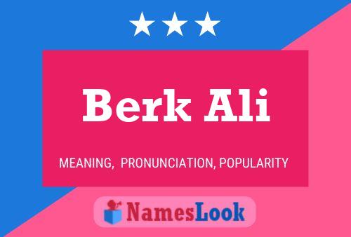 Berk Ali Name Poster