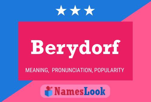 Berydorf Name Poster