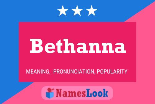 Bethanna Name Poster