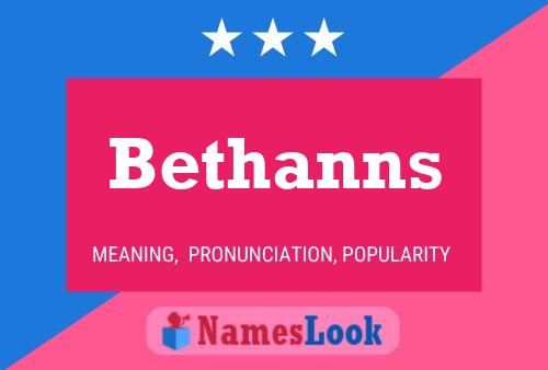 Bethanns Name Poster