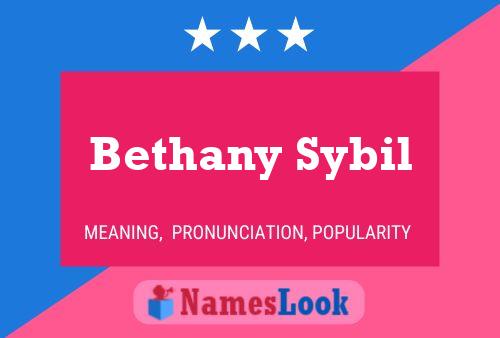 Bethany Sybil Name Poster