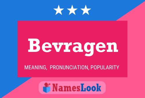 Bevragen Name Poster