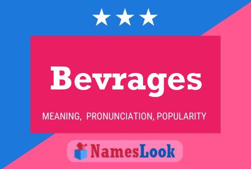 Bevrages Name Poster