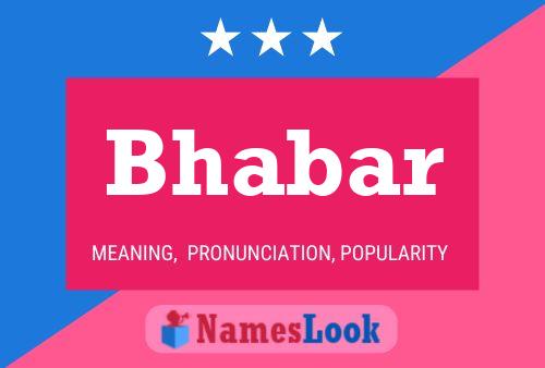 Bhabar Name Poster