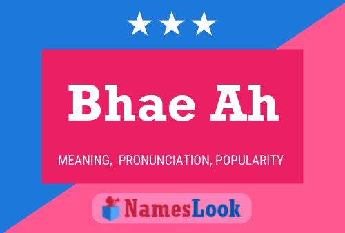 Bhae Ah Name Poster