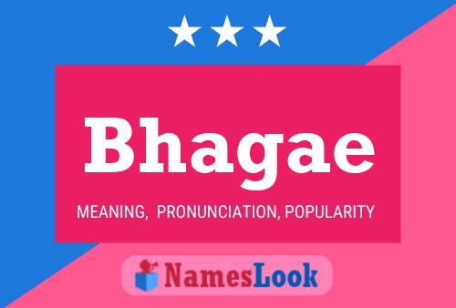 Bhagae Name Poster