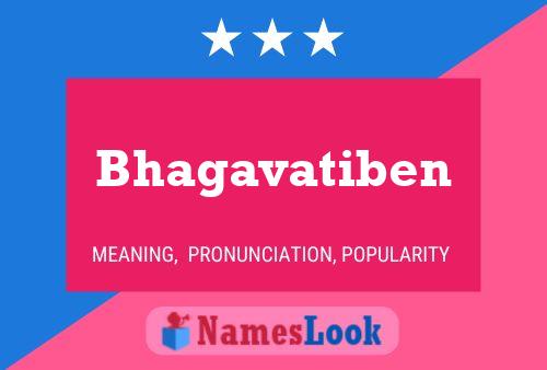 Bhagavatiben Name Poster