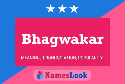 Bhagwakar Name Poster