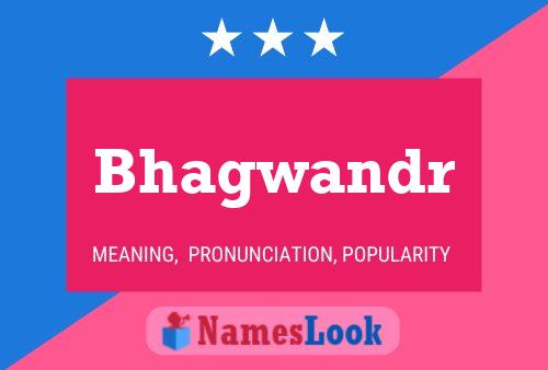 Bhagwandr Name Poster